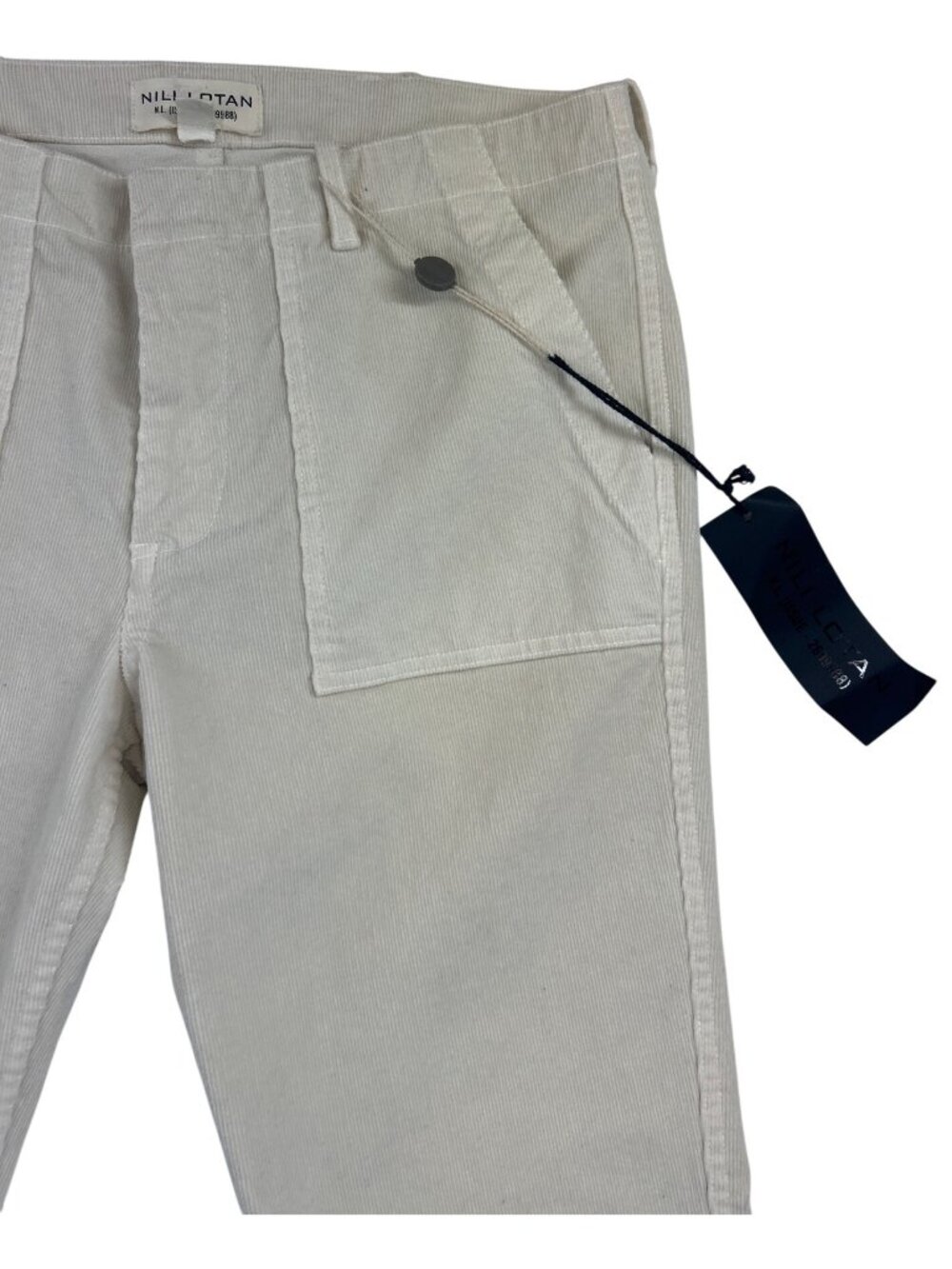 NWT Nili Lotan Corduroy Ankle Pants Women's 8 Patch Pockets Quiet Luxury - Picture 3 of 16